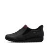 Rieker Tex Slip On Comfort Shoe - Black wine